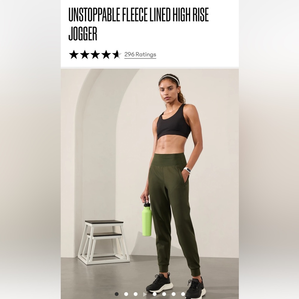UNSTOPPABLE FLEECE LINED HIGH RISE JOGGER
Small Tall